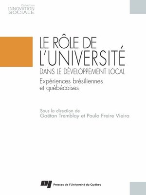 cover image of Le rôle de l'université dans le développement local